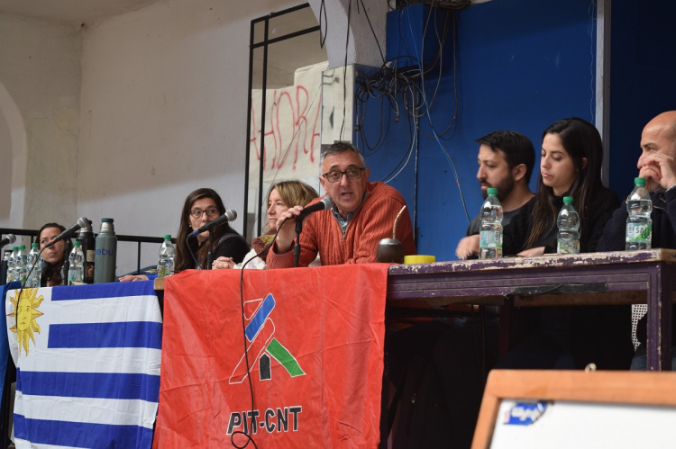 Integrantes del Consejo de Banca Oficial en la asamblea del 20 de agosto en el Platense Patín Club | Foto: Ignacio Álvarez Vigna