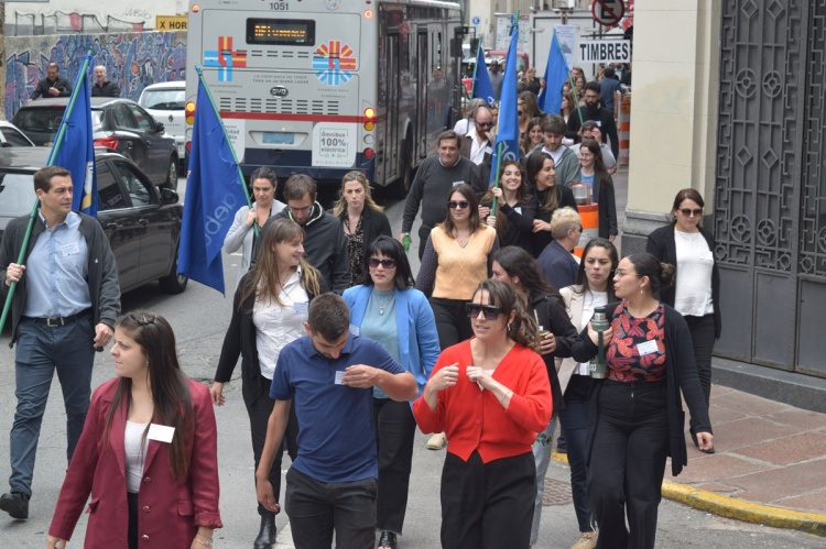 Movilización de la ANV en diciembre de 2023 | Foto: Ignacio Álvarez Vigna