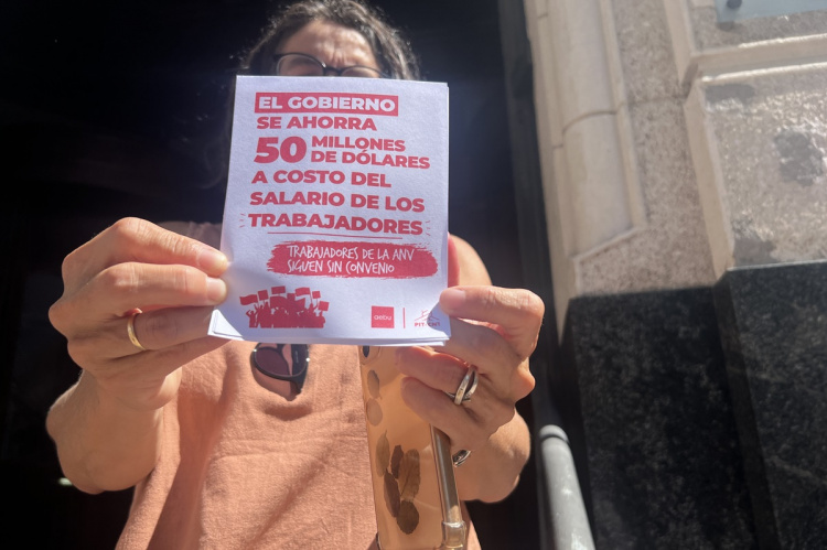 Volante de denuncia de la ANV | Foto: Irene Rügnitz