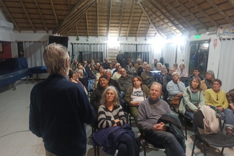 Proyección de cine en el Parque Vacacional