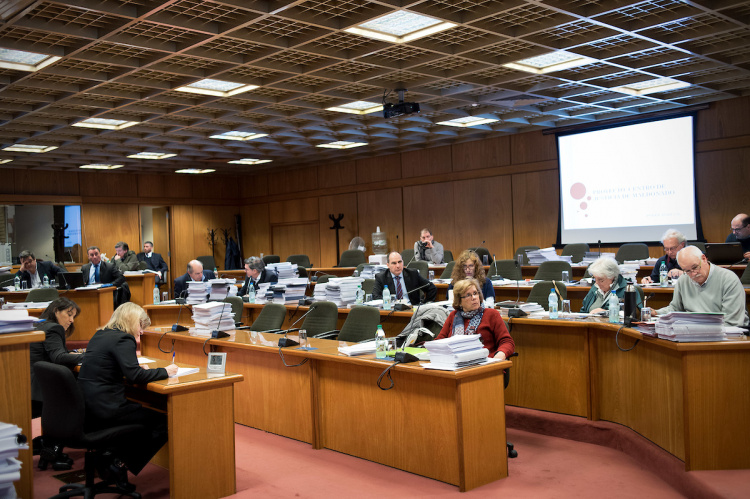 Sesión de comisión parlamentaria | Foto: Ricardo Antúnez / adhocFOTOS (Archivo, 2016)