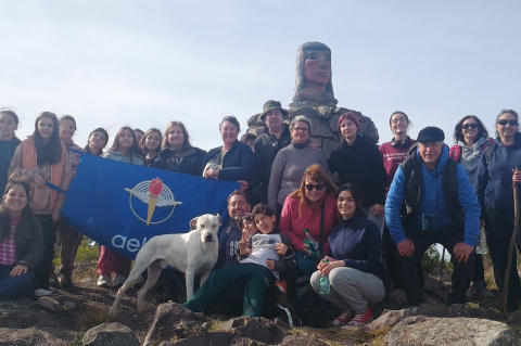 Participantes de la propuesta de senderismo 4 de julio, 2025