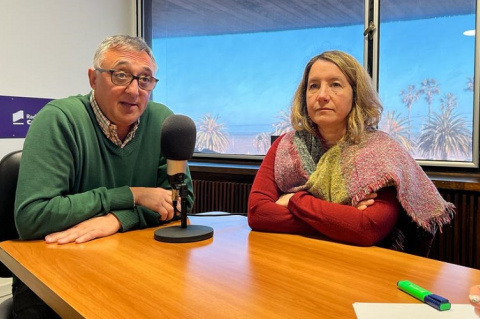 Marcelo Ronchi y Eugenia Estoup | Foto: Radio Camacuá