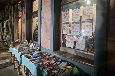 Feria literaria en AEBU Durazno | Foto: Martín Ford
