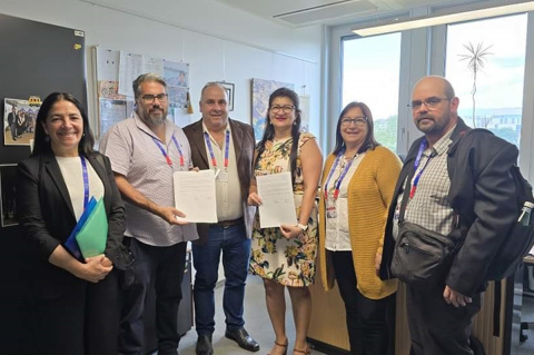 Delegación sindical en Ginebra | Foto: PIT-CNT