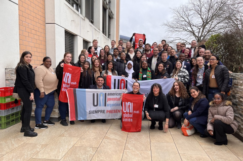 Jóvenes participantes del taller de UNI | Foto: UNI Global Union