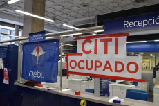 Ocupación de Citibank | Foto: Ignacio Álvarez Vigna